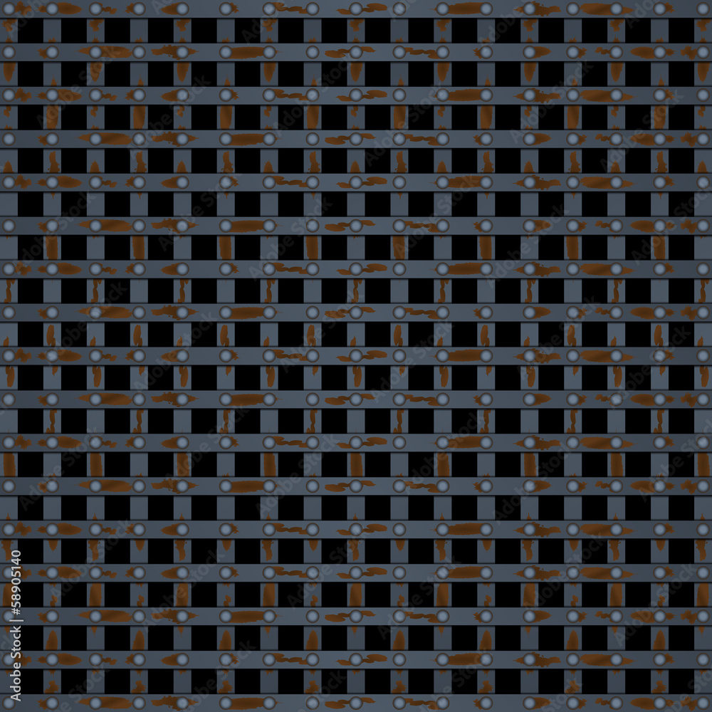 Old prison bars black Old prison bars black