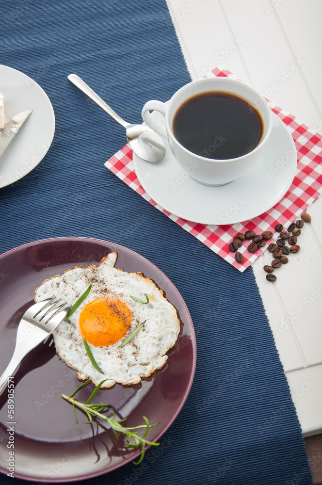 Breakfast theme with kitchen stuff Breakfast theme with kitchen stuff