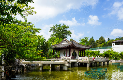 Traditional chinese pavilion