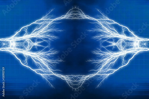 Electric lighting effect, abstract techno backgrounds for your d