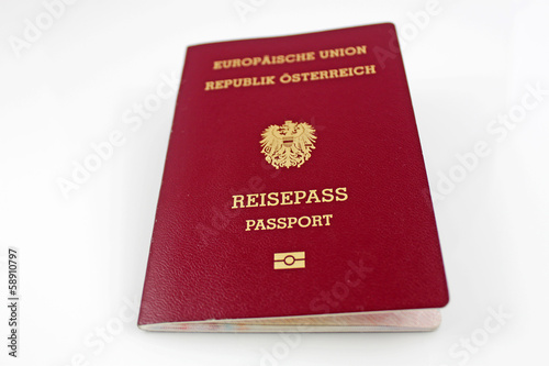reisepass österreich