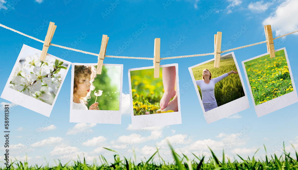 Fototapeta premium polaroids