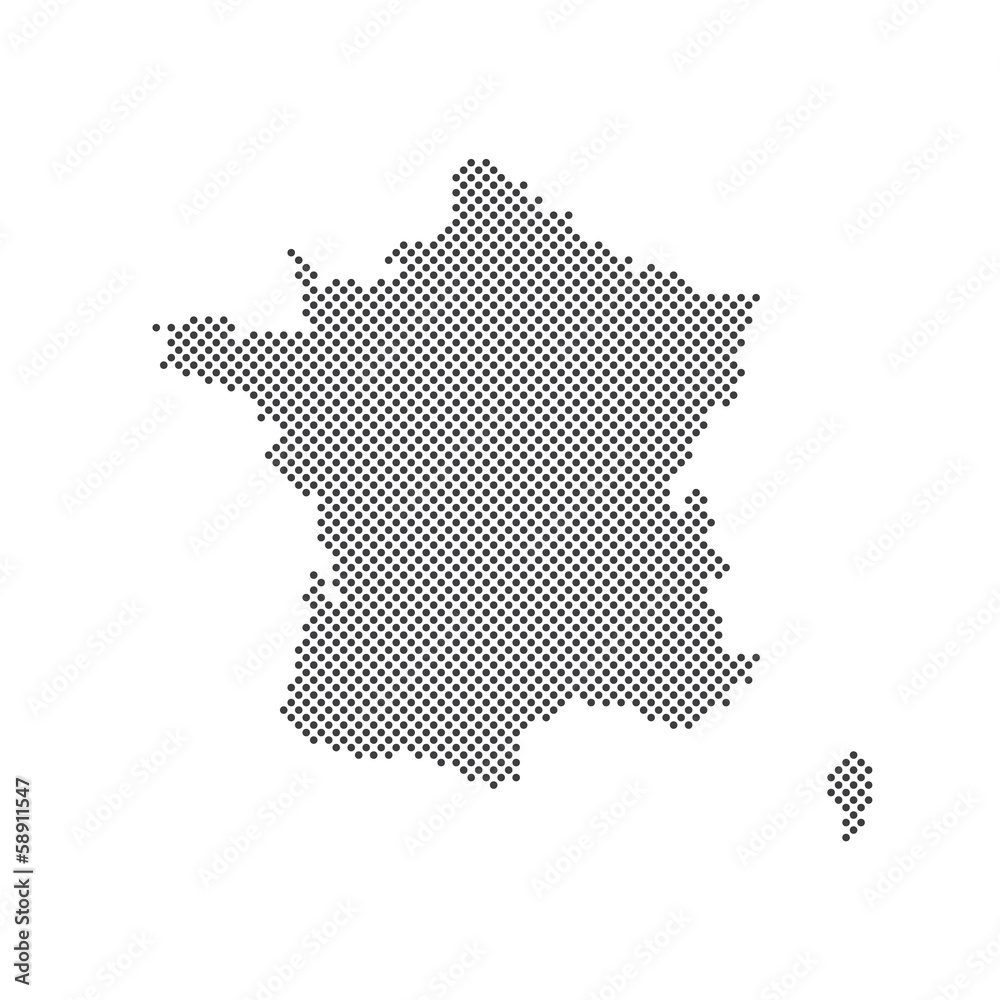 Frankreich Karte Punkte