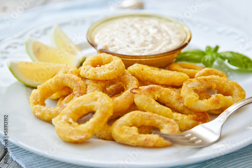 calamari fritti photo