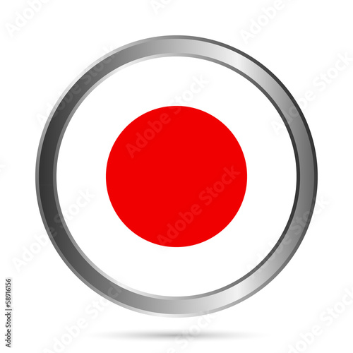 Free Download Japan flag button. - GFXLoad