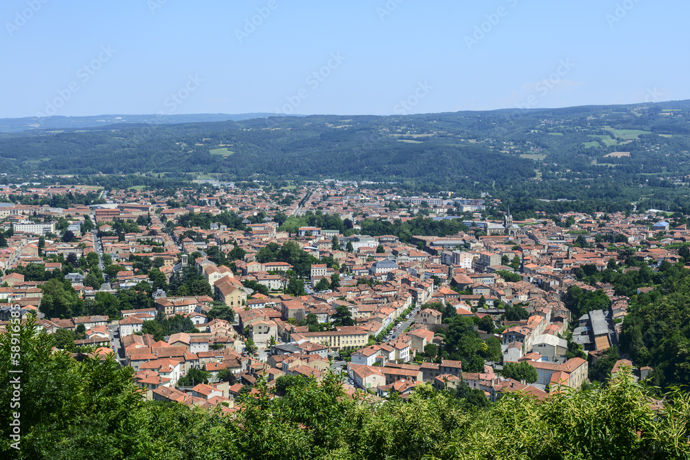 Mazamet (France), panoramic view