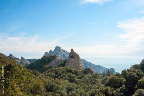 Mountains of Montserrat, near Barcelona photo