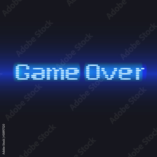 Lettering, game over