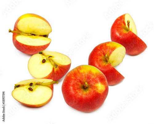 many ripe apples