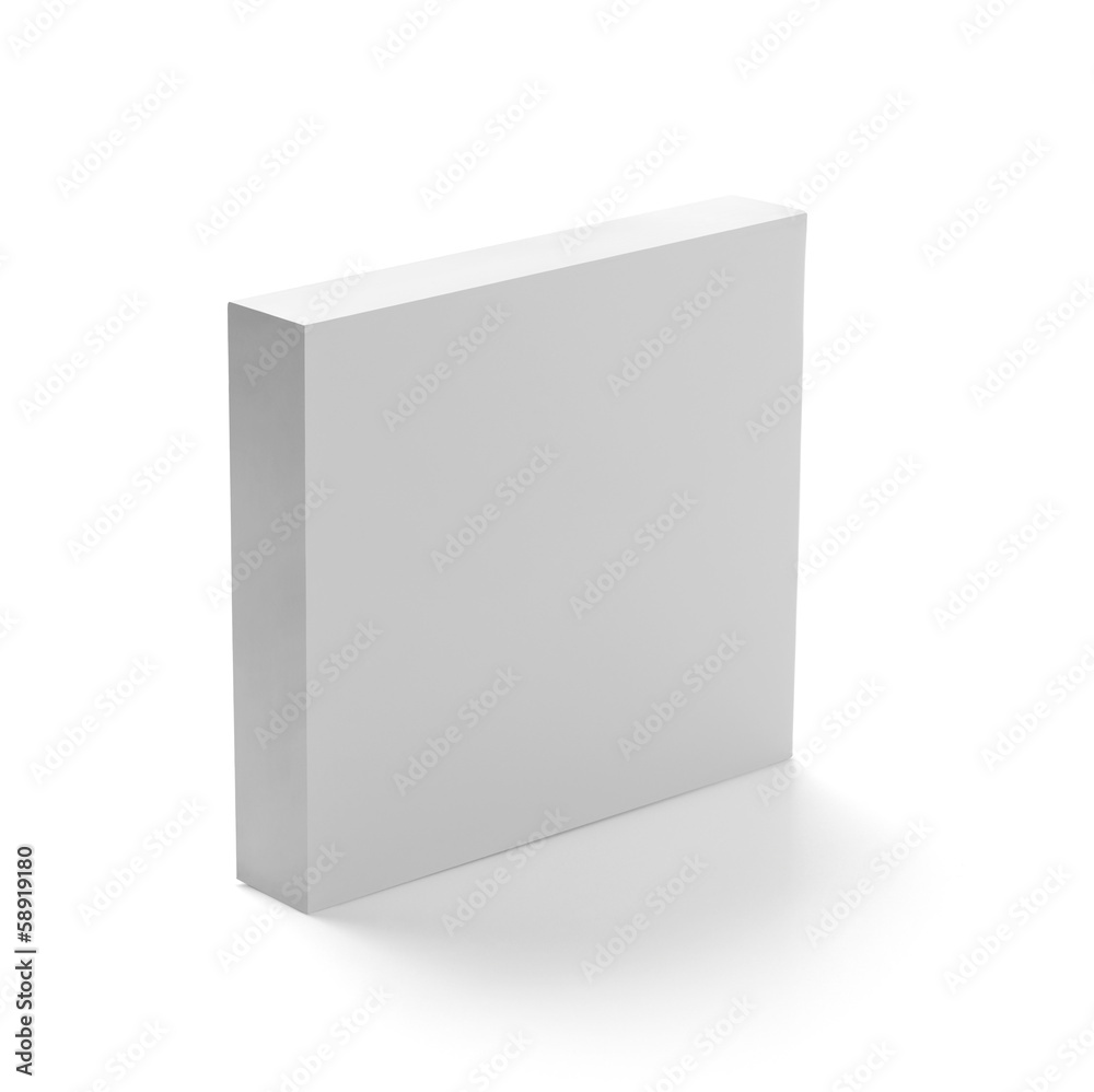 white box container template blank package white box container template blank package