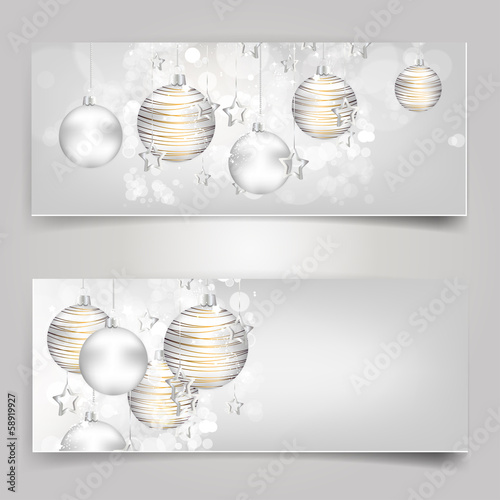 Background with christmas balls