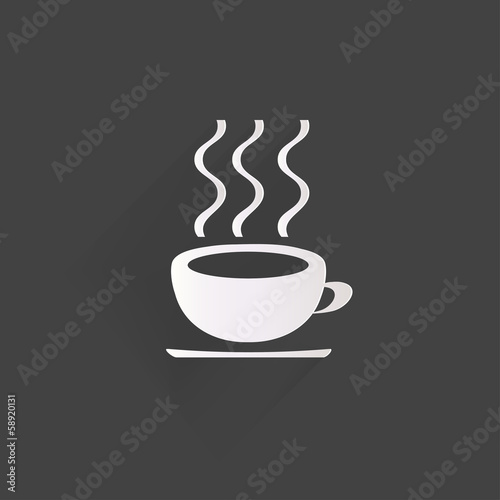Hot drink web icon