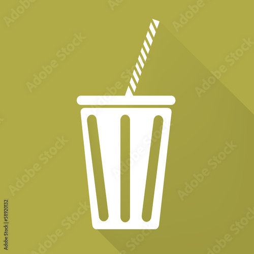 Cold drink web icon