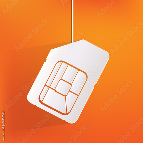 Sim card web icon