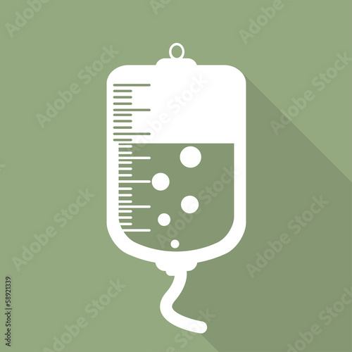 Medical dropper web icon