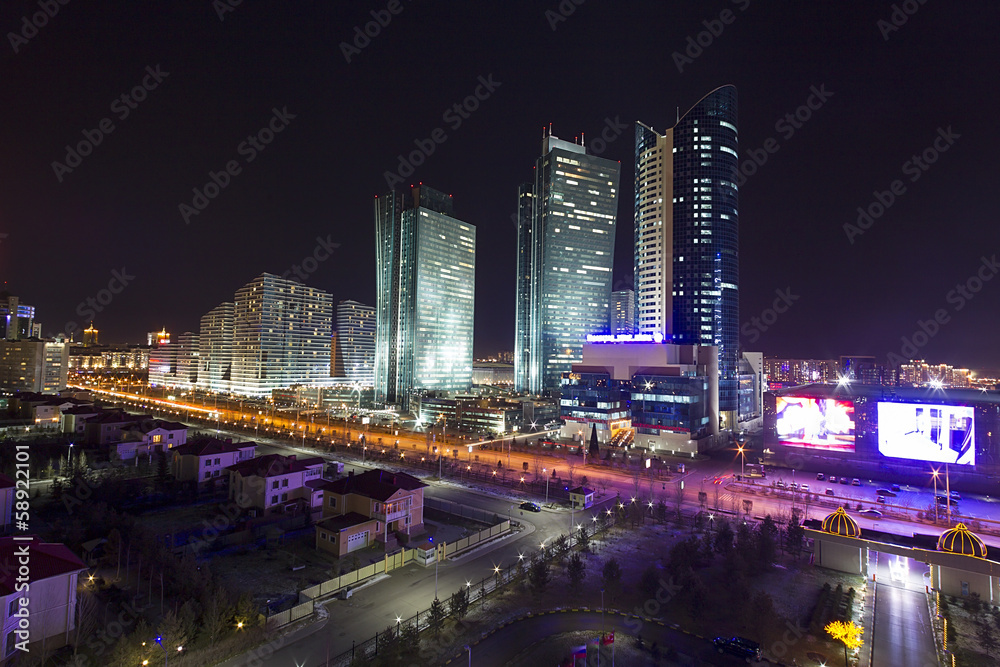 Downtown of Astana city - the capital of Kazakhstan Downtown of Astana city - the capital of Kazakhstan