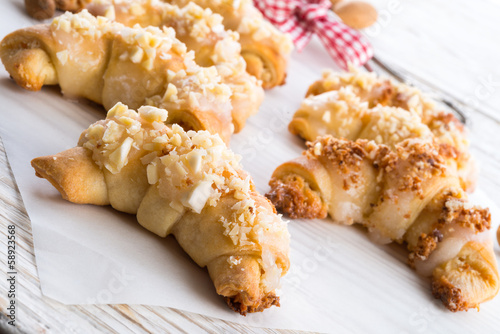 Sweetness Mini almond croissant photo