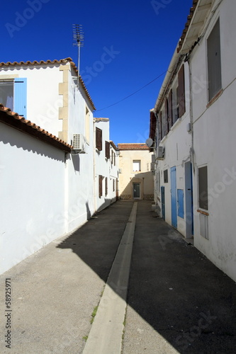 Street at Saintes-Maries-de-la-mer, France