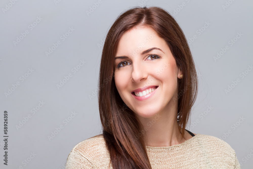 Happy young girl portrait Happy young girl portrait
