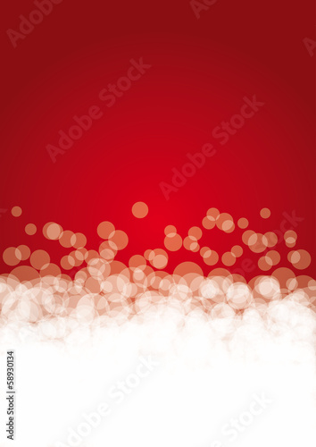 Sfondo rosso a bolle