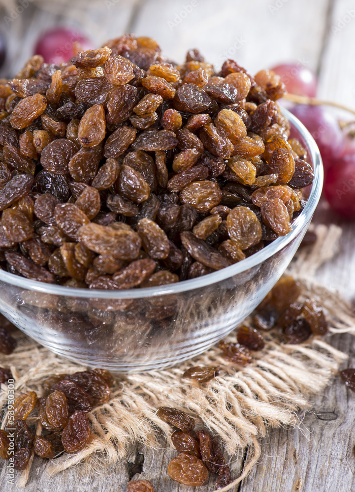 Portion of Raisins Portion of Raisins