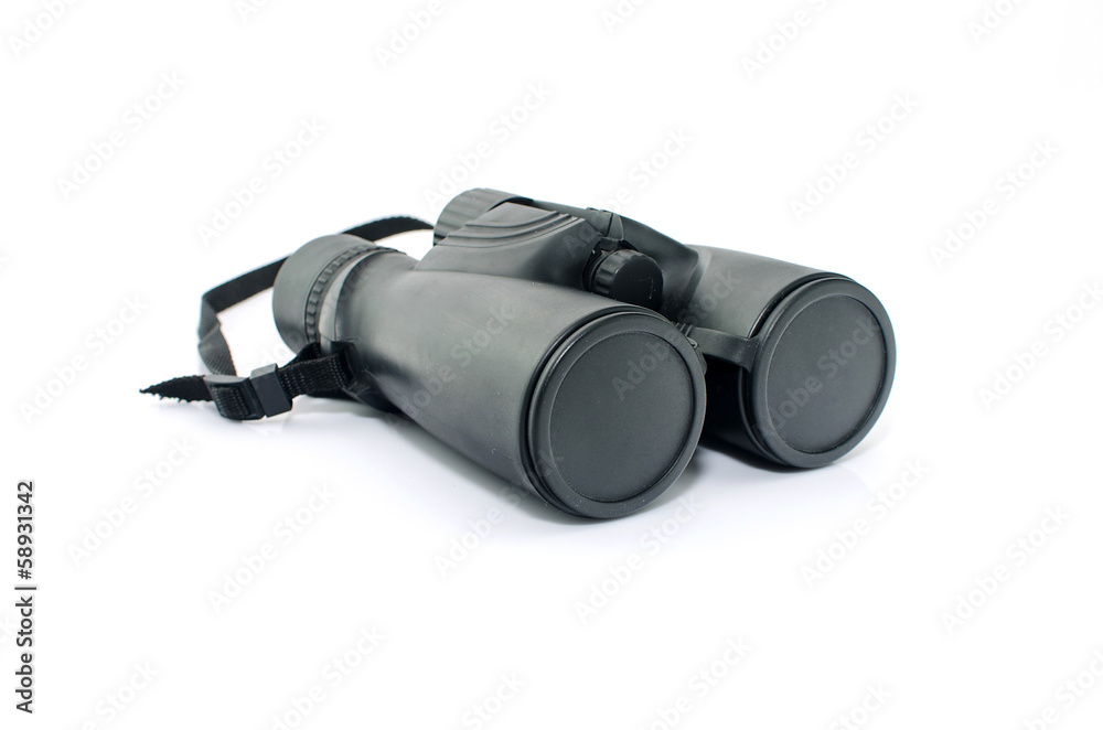 Binoculars isolated on white background Binoculars isolated on white background