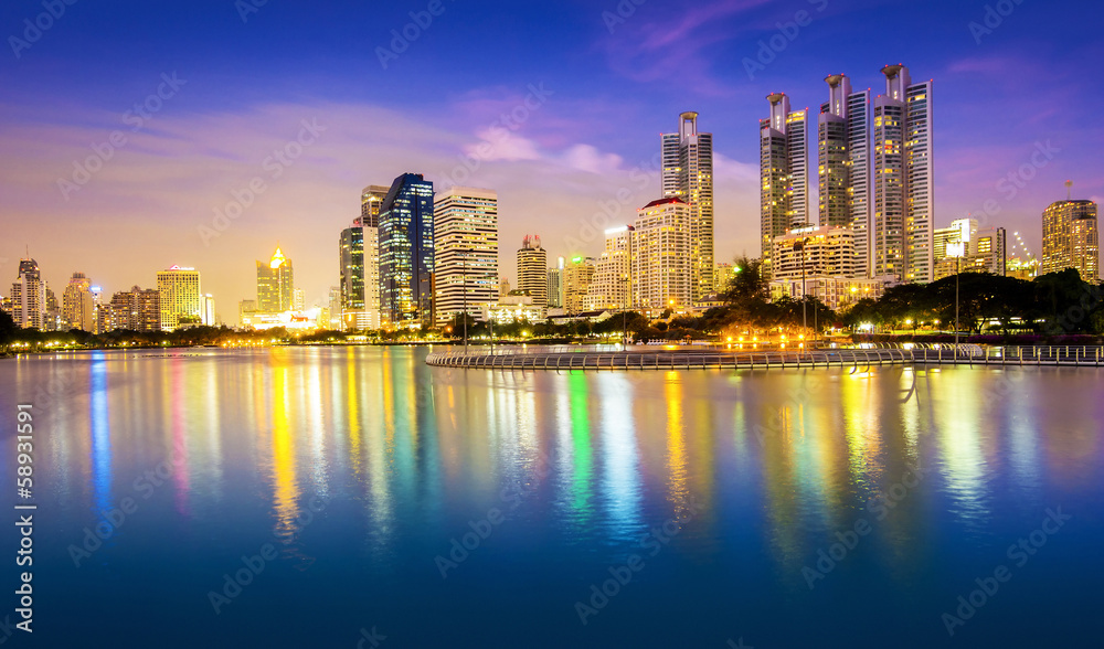 Fototapeta premium Centrum miasta Bangkok