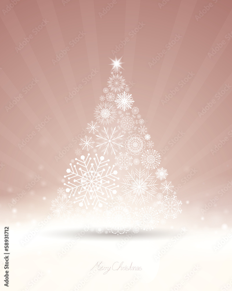 Vector Illustration of an Elegant Christmas Background Vector Illustration of an Elegant Christmas Background