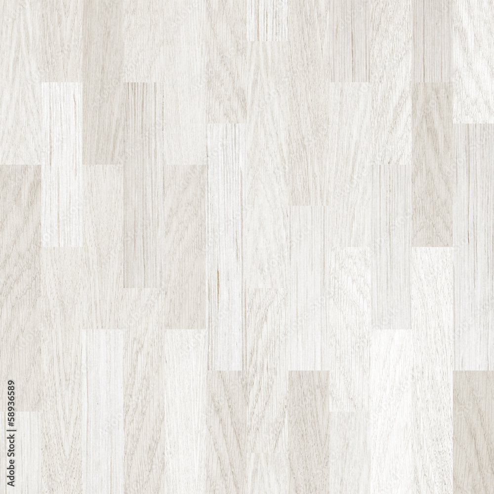 Obraz premium wooden floor white parquet background