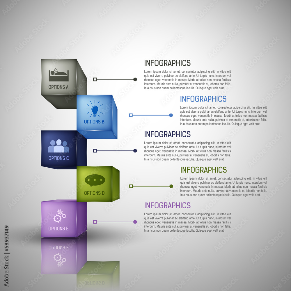 Modern Infographics template Modern Infographics template