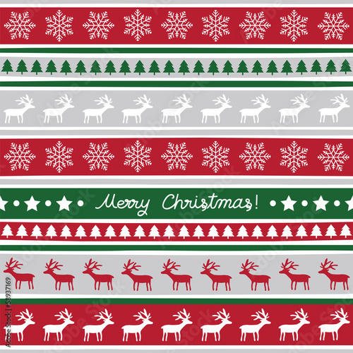 Seamless Christmas background5 photo