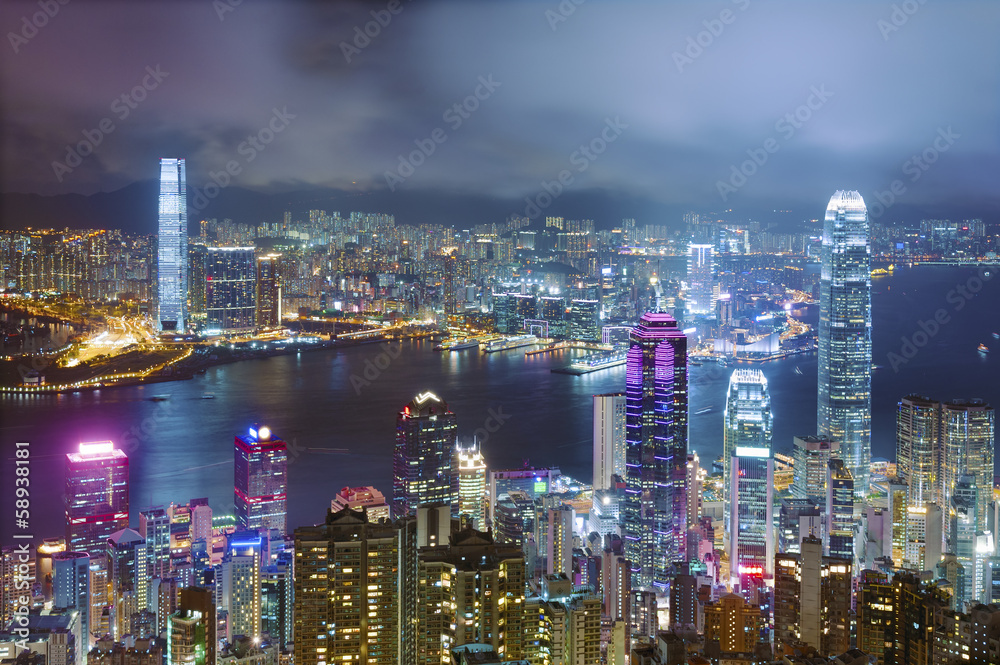 Victoria Harbor of Hong Kong Victoria Harbor of Hong Kong