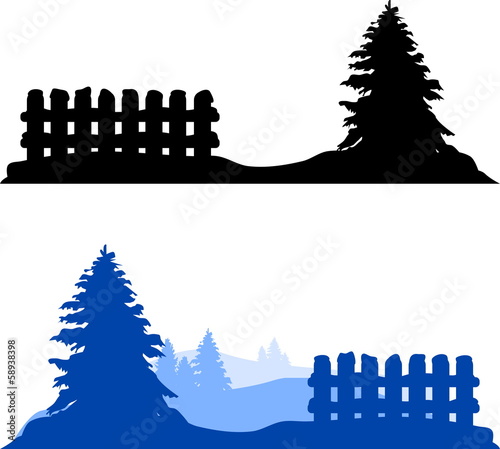 winter fence