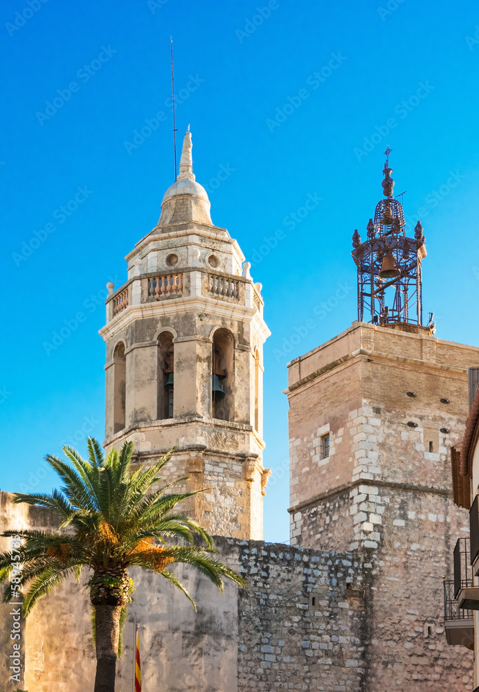 Church of Sant Bartomeu & Santa Tecla in Sitges, Spain