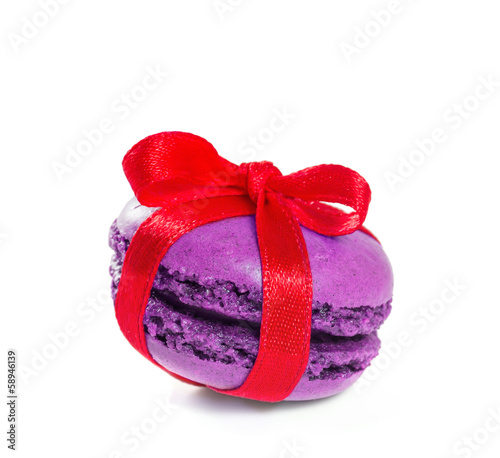 French macarons. Isolate on white background