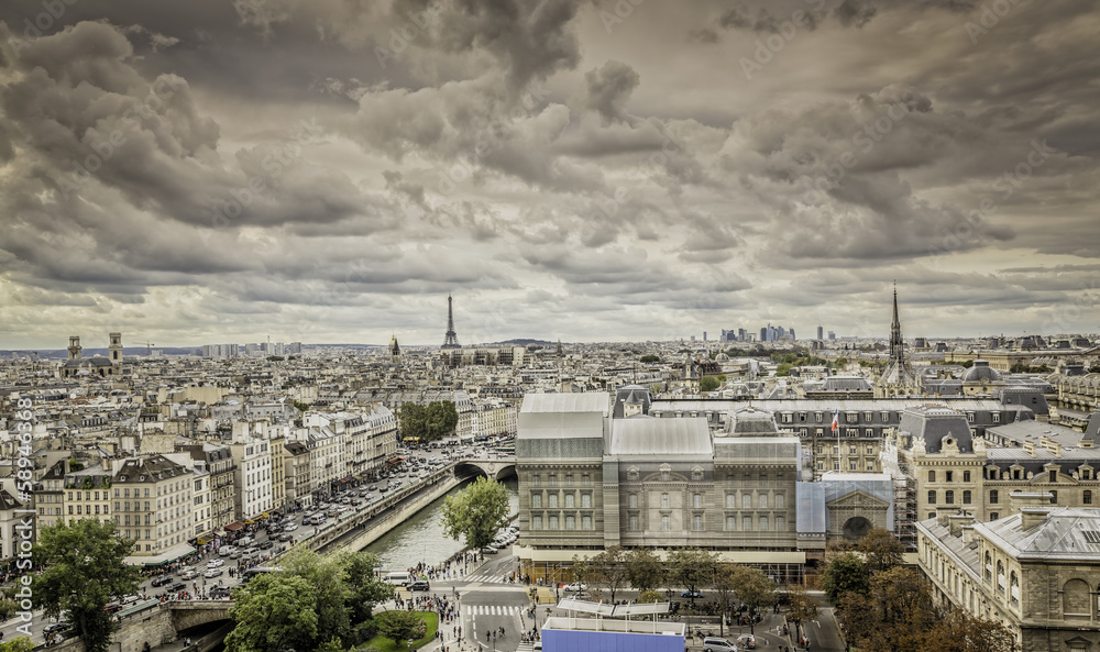 View on Eiffel Tower, Paris