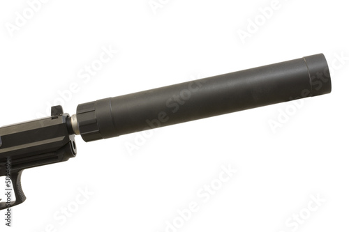 Foto Suppressed handgun