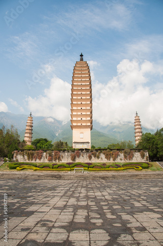Three pagodas