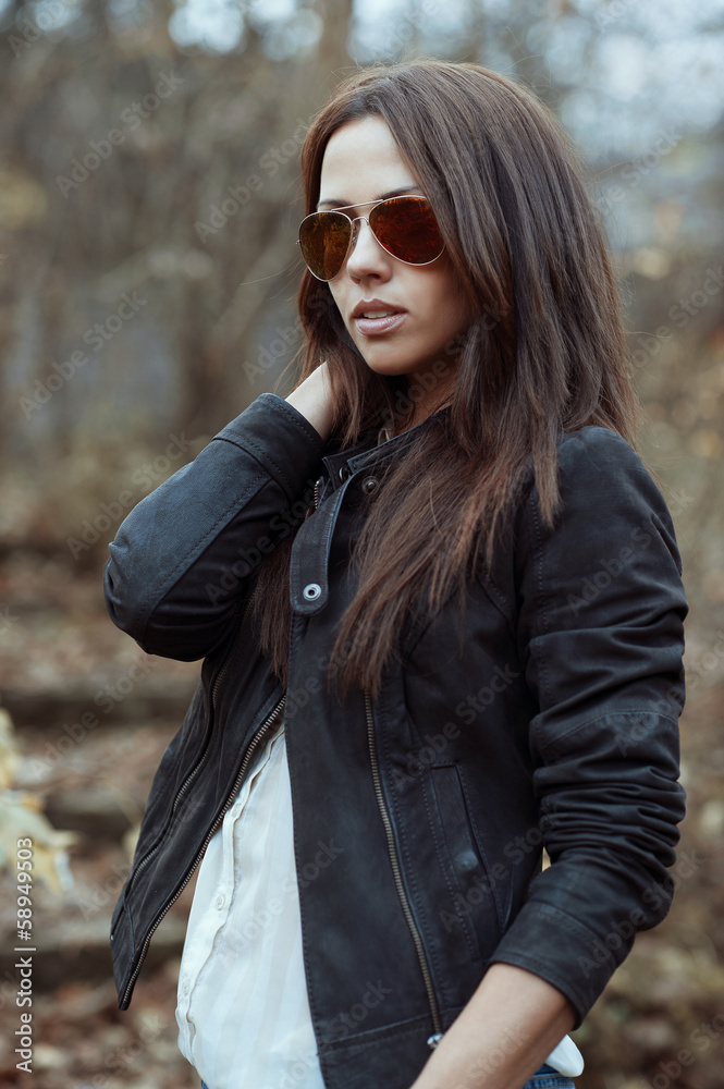 Woman in sunglasses Woman in sunglasses