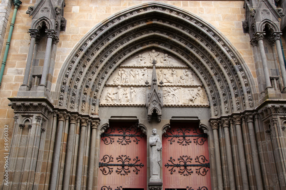 Obraz premium Cathédrale Saint Pierre de Vannes
