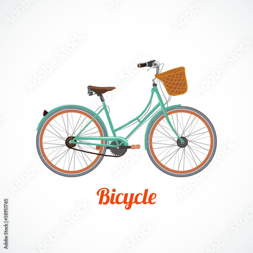 Vintage bicycle symbol