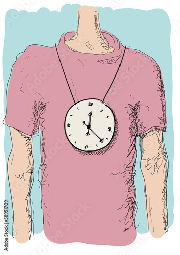 orologio al collo
