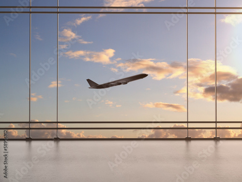 airport with window