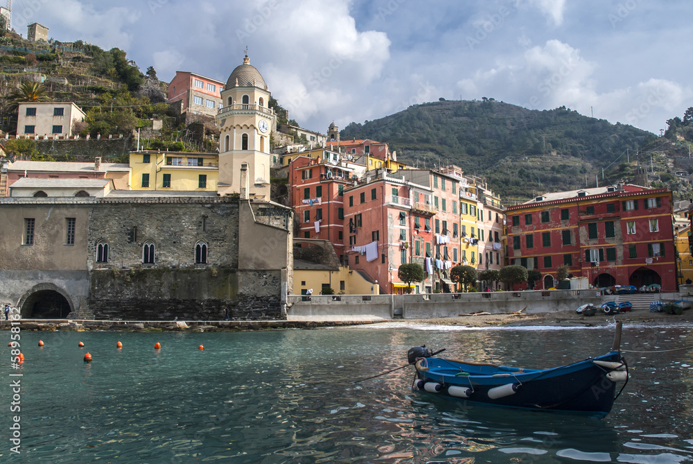 Vernazza: village of Cinque Terre Italy