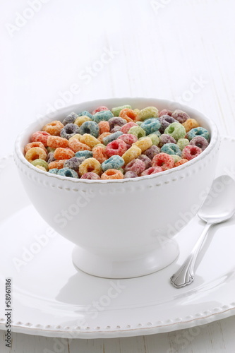 Delicious kids cereal loops