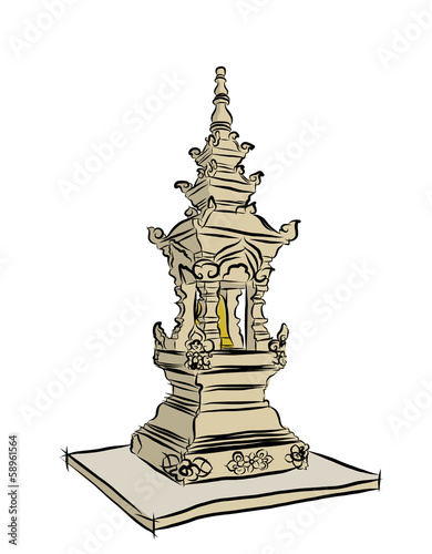 Thai Buddhist Pagoda
