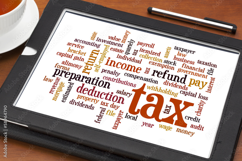 tax word cloud tax word cloud