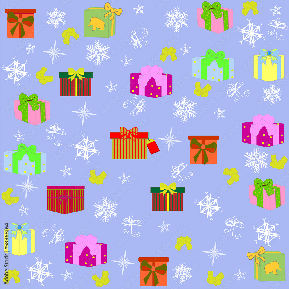 Christmas seamless pattern Christmas seamless pattern