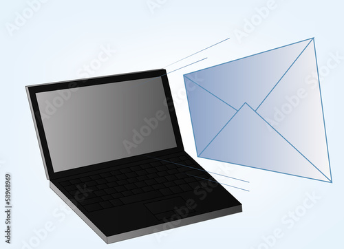 Sent Mail Via Laptop