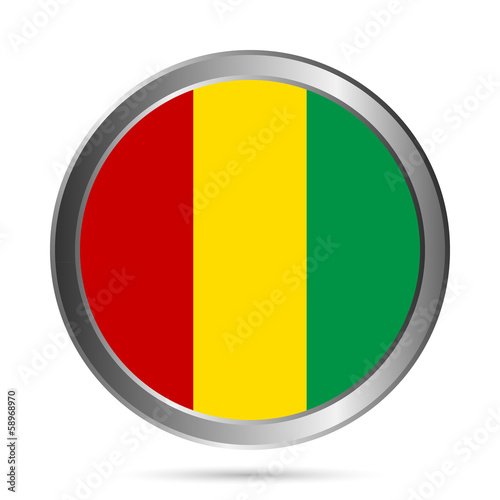 Guinea flag button. Free Download Guinea flag button. - GFXLoad